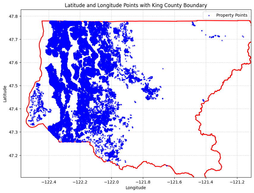 King County Property Distribution Map